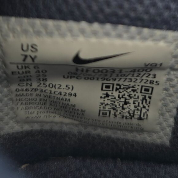 Nike Dunk Low University Blue Youth Size 7 Athletic Shoes - Picture 12 of 12